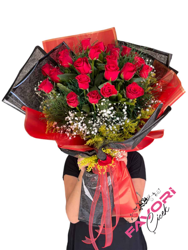 Kırmızı Gül Buketi