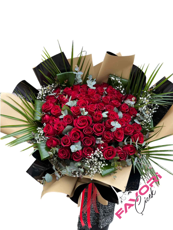 Kırmızı Gül Demeti