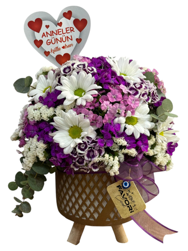 Anneler Günü Özel Ayaklı Vazo Aranjmanı