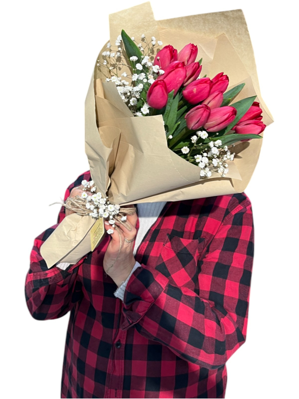 Kırmızı Lale Buketi