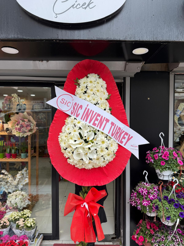 Kırmızı Beyaz Düğün Çelengi