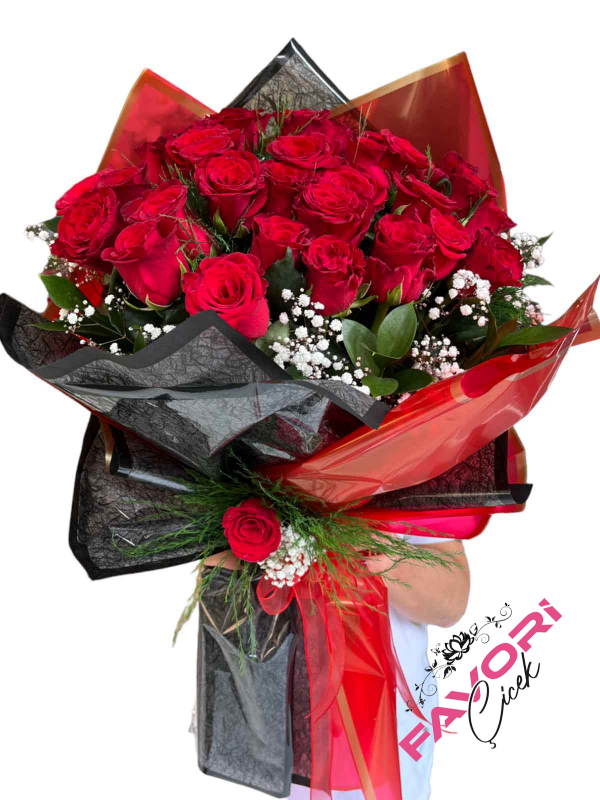 Kırmızı Gül Buketi