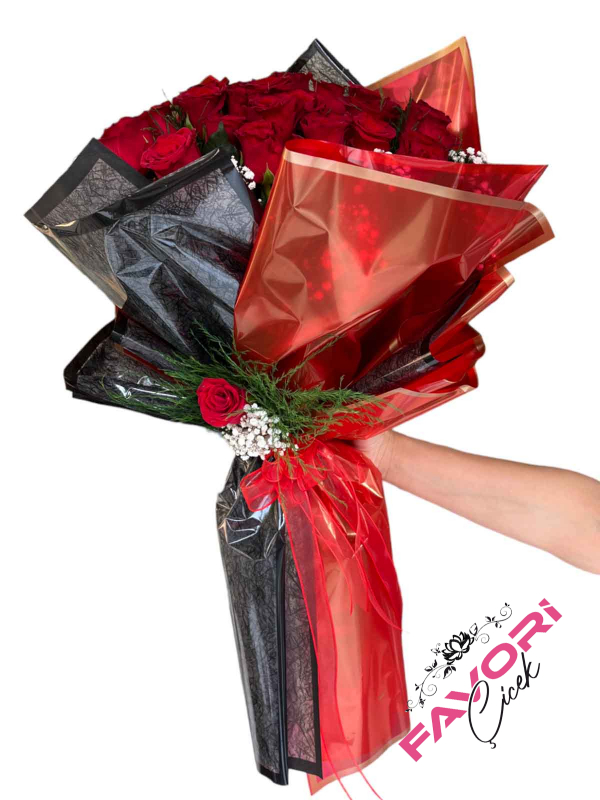 Kırmızı Gül Buketi