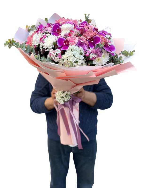 Orkide Dokunuşlu Premium Karışık Buket