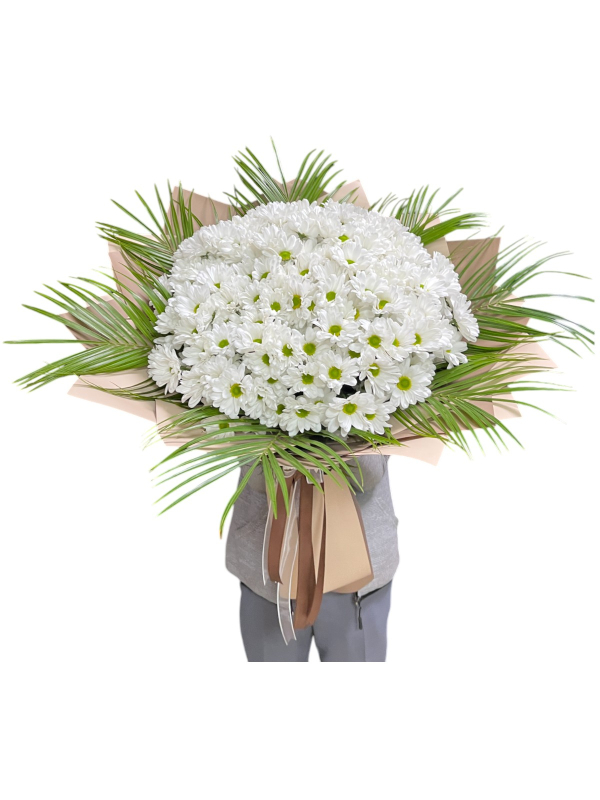 Dev Beyaz Papatya Buketi