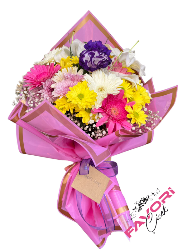 Renkli Çiçek Buketi