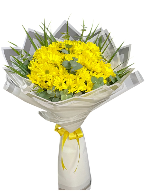 Doğal Sarı Papatya Buketi