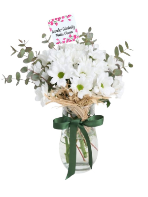 Annem İçin Beyaz Papatya