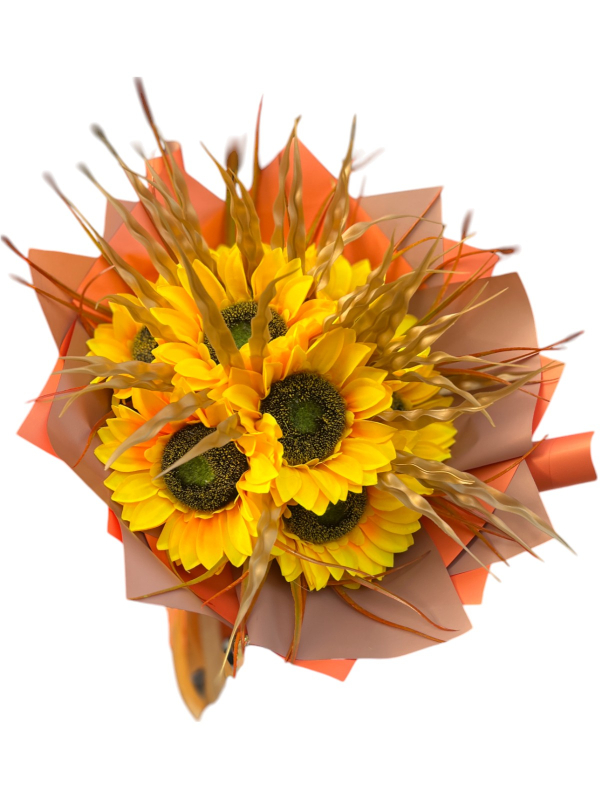 Yapay Ayçiçeği Buketi